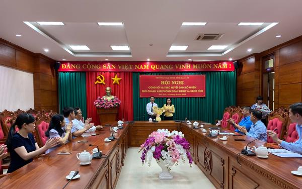 Thường trực HĐND tỉnh tổ chức Hội nghị công bố và trao Quyết định bổ nhiệm Phó Chánh Văn phòng Đoàn ĐBQH và HĐND tỉnh