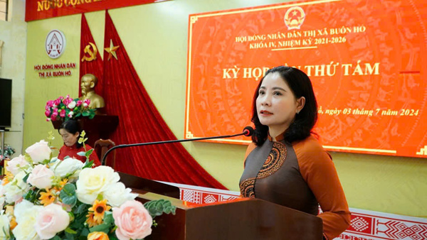 Kết quả hoạt động của Thường trực HĐND thị xã Buôn Hồ 8 tháng đầu năm và phương hướng, nhiệm vụ các tháng cuối năm 2024