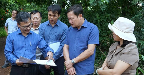 Đoàn Giám sát của Thường trực Hội đồng nhân dân tỉnh tổ chức khảo sát việc triển khai thực hiện một số dự án đầu tư công sử dụng nguồn vốn ngân sách Trung ương đến hết năm 2023