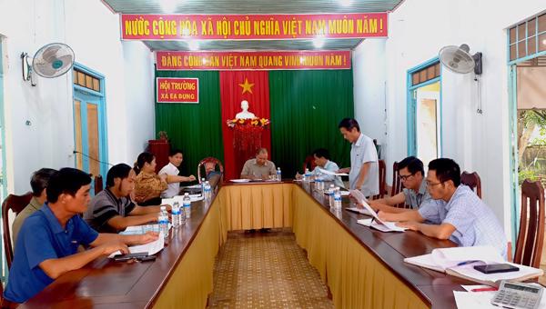 Hội đồng nhân dân huyện Ea Súp giám sát tình hình thực hiện chính sách, pháp luật đối với việc thành lập và hoạt động của kinh tế tập thể trên địa bàn huyện