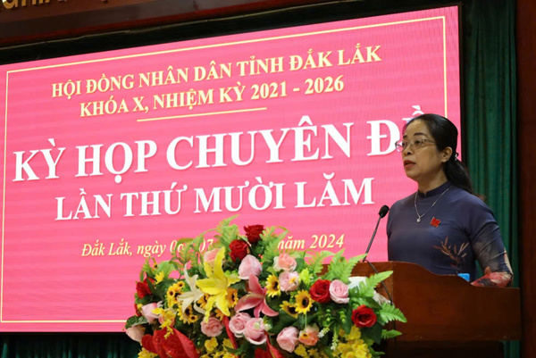 Khai mạc Kỳ họp Chuyên đề lần thứ Mười lăm,  Hội đồng nhân dân tỉnh khóa X, nhiệm kỳ 2021-2026