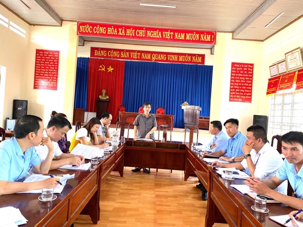 HĐND huyện Krông Ana giám sát việc triển khai thực hiện các quy định của pháp luật về công tác quản lý, sử dụng kinh phí hỗ trợ sử dụng sản phẩm, dịch vụ công ích thủy lợi trên địa bàn huyện từ năm 2021 đến năm  2023 tại xã Quảng Điền