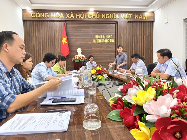 Ban Kinh tế - Xã hội HĐND huyện Krông Ana tổ chức Hội nghị thẩm tra các nội dung trình Kỳ họp Chuyên đề lần thứ Năm, HĐND huyện khóa X