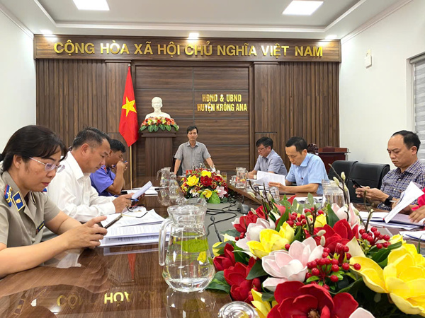 Thường trực HĐND huyện Krông Ana họp thống nhất dự kiến nội dung, chương trình Kỳ họp thứ Chín, HĐND huyện khóa X, nhiệm kỳ 2021-2026 