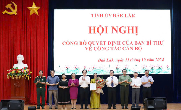 Đồng chí Huỳnh Thị Chiến Hòa được phân công làm Phó Bí thư Thường trực Tỉnh ủy, nhiệm kỳ 2020 - 2025