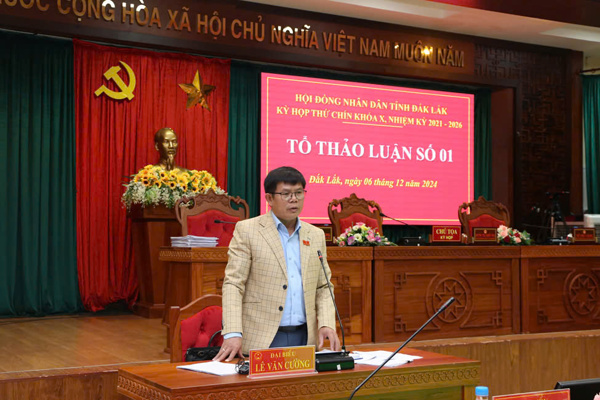 Phiên thảo luận Tổ tại Kỳ họp thứ Chín, Hội đồng nhân dân tỉnh Đắk Lắk khóa X, nhiệm kỳ 2021 - 2026