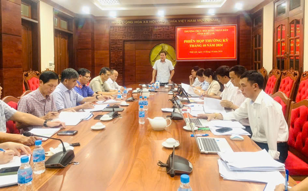 Thường trực Hội đồng nhân dân tỉnh tổ chức phiên họp liên tịch chuẩn bị Kỳ họp thứ Chín, Hội đồng nhân dân tỉnh khóa X