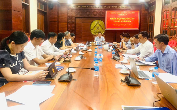 Thường trực Hội đồng nhân dân tỉnh Đắk Lắk họp Phiên thường kỳ tháng 9 năm 2024