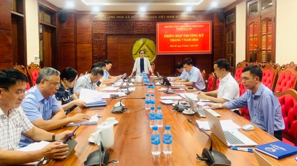 Thường trực Hội đồng nhân dân tỉnh Đắk Lắk họp Phiên thường kỳ tháng 7 năm 2024 