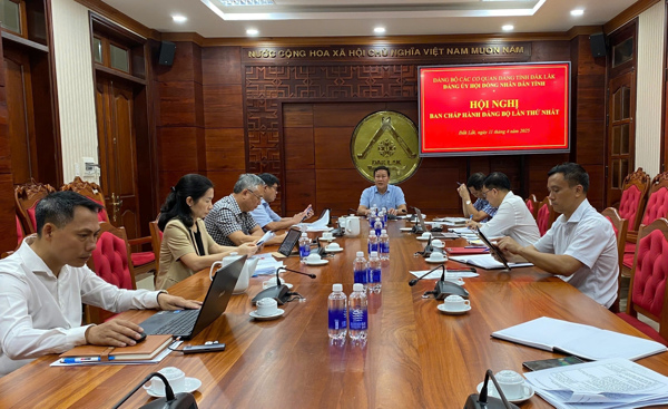 Hội nghị lần thứ Nhất Ban Chấp hành Đảng bộ HĐND tỉnh Đắk Lắk, nhiệm kỳ 2020 - 2025