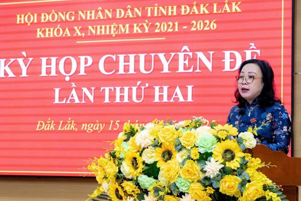 Thông cáo báo chí Kỳ họp Chuyên đề lần thứ Ba, HĐND tỉnh Đắk Lắk khóa X