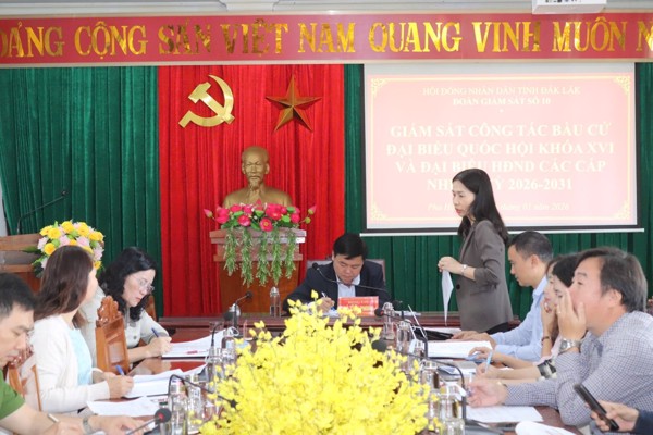 Giám sát công tác chuẩn bị bầu cử tại các xã, phường trên địa bàn tỉnh