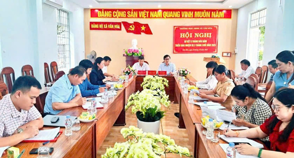 HĐND xã Vân Hòa triển khai nhiệm vụ 3 tháng cuối năm 2025