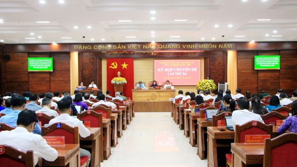 Khai mạc Kỳ họp Chuyên đề lần thứ Ba, HĐND tỉnh Đắk Lắk