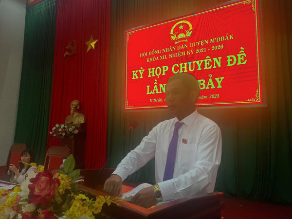 HĐND huyện M’Drắk thống nhất sắp xếp đơn vị hành chính cấp xã thuộc huyện M’Drắk, tỉnh Đắk Lắk