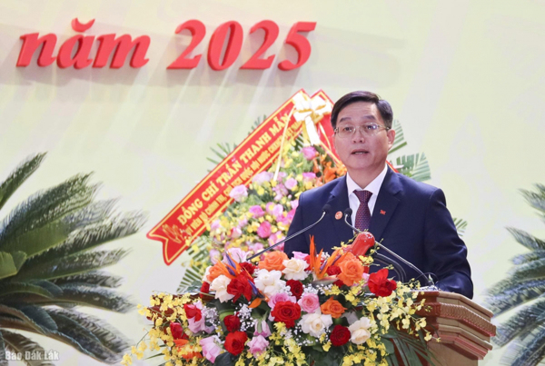 Toàn văn diễn văn khai mạc Đại hội đại biểu Đảng bộ tỉnh Đắk Lắk lần thứ I, nhiệm kỳ 2025 - 2030