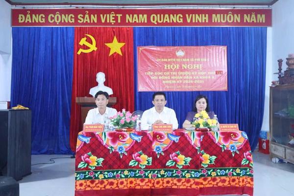 Xã Phú Hòa 2 tổ chức Hội nghị tiếp xúc cử tri trước Kỳ họp thứ Tư,  HĐND xã, khoá II, nhiệm kỳ 2026-2031