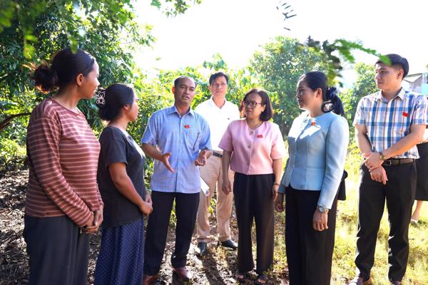 Giám sát công tác giảm nghèo tại xã Ea Hiao