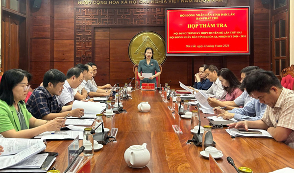 Ban Pháp chế HĐND tỉnh thẩm tra các dự thảo nghị quyết trình Kỳ họp Chuyên đề lần thứ Hai