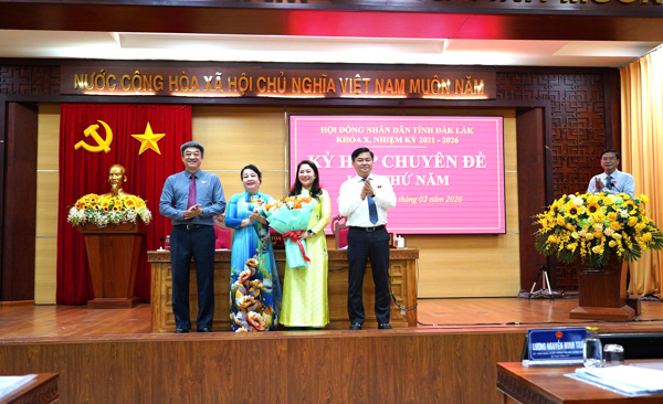 Hội đồng nhân dân tỉnh Đắk Lắk khóa X, bầu bổ sung chức danh Phó Chủ tịch HĐND tỉnh