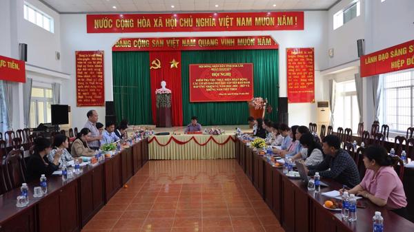 Giám sát việc tổ chức hoạt động các cơ sở giáo dục sau sắp xếp tại phường Sông Cầu 