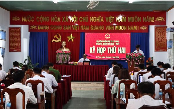 HĐND xã Cư Prao tổ chức thành công 07 kỳ họp trong 9 tháng đầu năm 2026