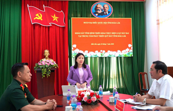 Khảo sát tình hình triển khai thực hiện Luật Đất đai tại Trung tâm Phát triển quỹ đất tỉnh