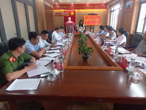 Đoàn kiểm tra, giám sát số 520 của Ban Thường vụ Tỉnh ủy làm việc với Ban Thường vụ Đảng ủy xã Ea Drăng