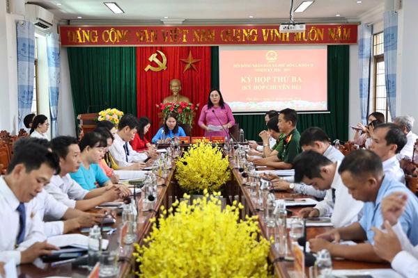 HĐND xã Phú Hòa 1 tổ chức Kỳ họp thứ 3 (kỳ họp chuyên đề)
