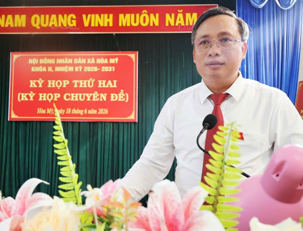 HĐND xã Hòa Mỹ tổ chức Kỳ họp thứ Hai, nhiệm kỳ 2026 - 2031