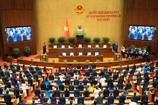 Khai mạc Kỳ họp không thường lệ thứ Nhất, Quốc hội khóa XVI