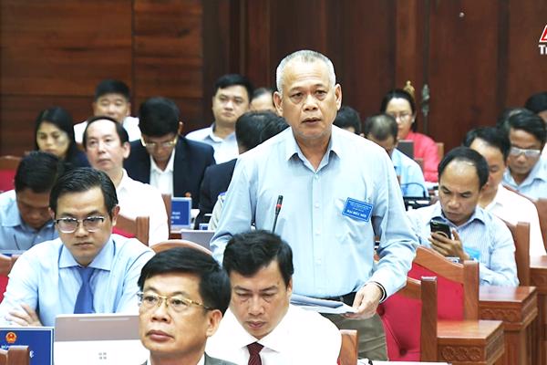 HĐND tỉnh thảo luận nhiều vấn đề cử tri quan tâm tại Hội trường