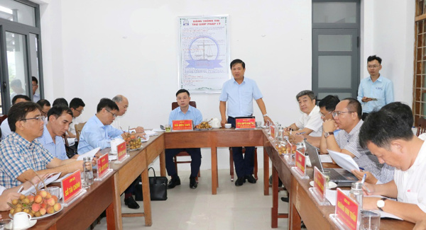 Lãnh đạo tỉnh kiểm tra thực tế một số dự án động lực trong Khu kinh tế Nam Phú Yên