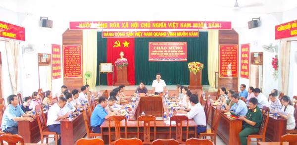 Đoàn công tác HĐND xã Krông Năng đến trao đổi, học tập kinh nghiệm trong hoạt động tại HĐND xã Hòa Thịnh