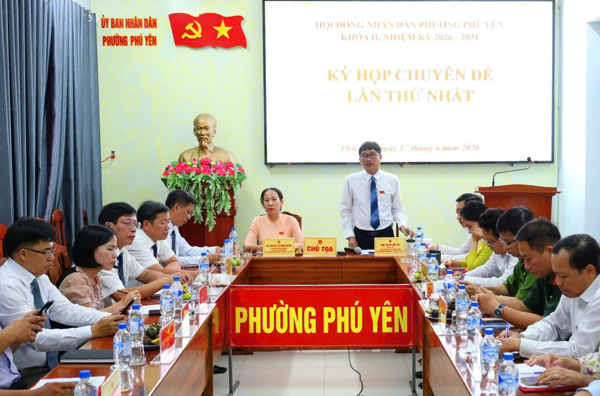 HĐND phường Phú Yên tổ chức Kỳ họp chuyên đề lần thứ nhất