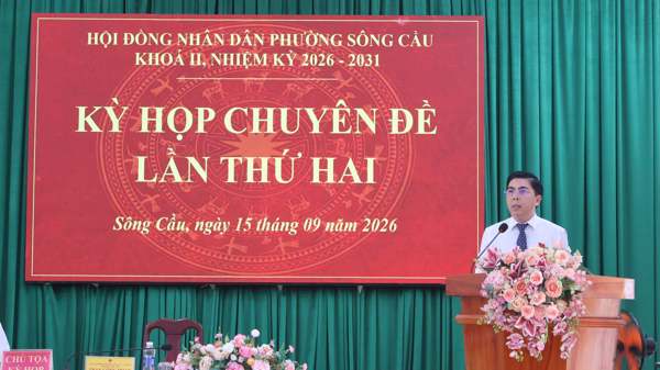 Hội đồng nhân dân phường Sông Cầu tổ chức Kỳ họp chuyên đề lần thứ Hai