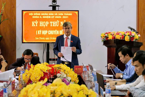 HĐND xã Sơn Thành hoàn thành tốt nhiệm vụ đề ra năm 2026