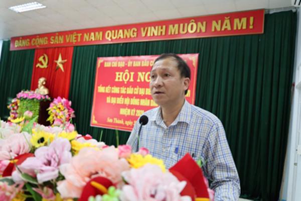 Xã Sơn Thành: Tổng kết công tác bầu cử ĐBQH và đại biểu HĐND các cấp