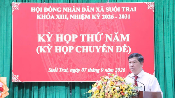 HĐND xã Suối Trai tổ chức Kỳ họp thứ Năm – Kỳ họp Chuyên đề