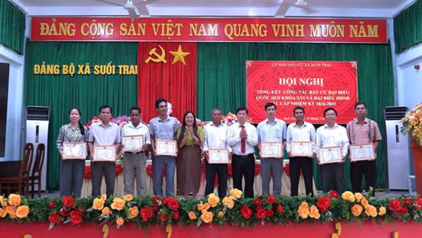 HĐND xã Suối Trai tổng kết nhiệm kỳ 2021 - 2026 và tổng kết công tác bầu cử