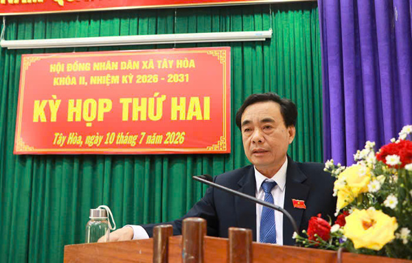 HĐND xã Tây Hoà tổ chức Kỳ họp thứ Hai