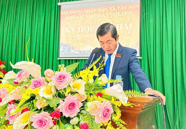 HĐND xã Tây Sơn tổ chức kỳ họp chuyên đề