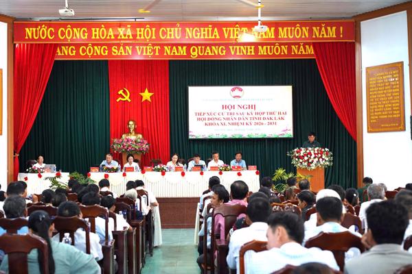 Tổ đại biểu HĐND tỉnh số 07 tiếp xúc cử tri sau Kỳ họp thứ Hai
