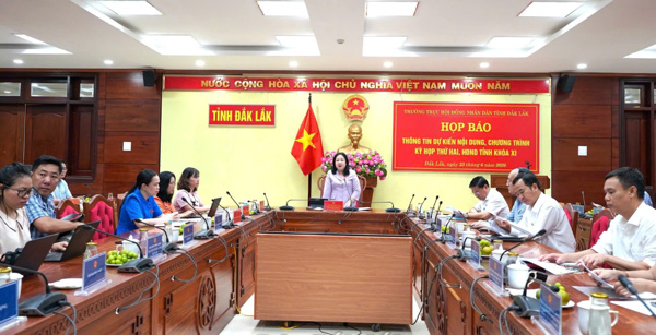 Thông cáo báo chí Về Kỳ họp thứ Hai, HĐND tỉnh Đắk Lắk khóa XI, nhiệm kỳ 2026 – 2031