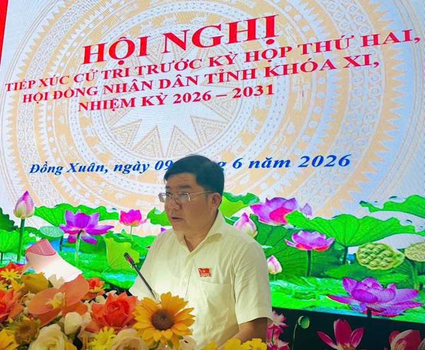 Tổ đại biểu số 5 HĐND tỉnh tiếp xúc cử tri xã Đồng Xuân