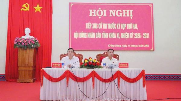 Tổ đại biểu HĐND tỉnh số 14 tiếp xúc cử tri trước Kỳ họp thường lệ giữa năm 2026