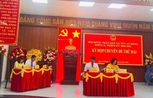 HĐND xã Tuy An Đông tổ chức Kỳ họp chuyên đề thứ Hai