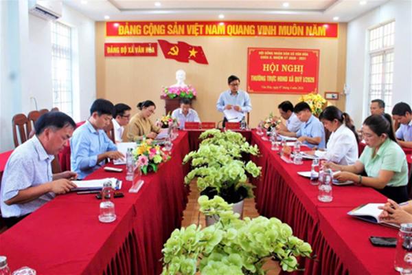 HĐND xã Vân Hòa tổ chức hội nghị đánh giá công tác quý I/2026