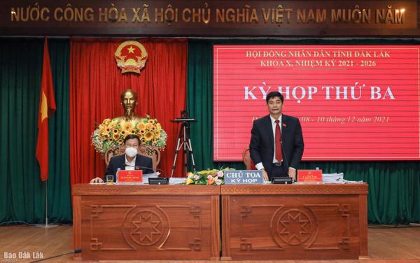 Kỳ họp thứ Ba, HĐND tỉnh khóa X, nhiệm kỳ 2021 – 2026: Quyết liệt thực hiện tốt các giải pháp thu ngân sách
