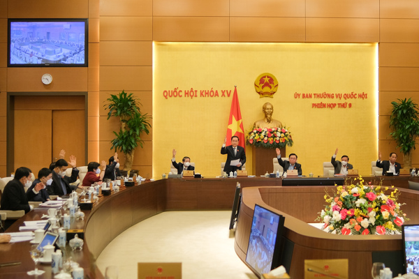 Ủy ban Thường vụ Quốc hội Khóa XV xem xét, thống nhất thông qua Nghị quyết quy định  tăng thời gian làm thêm giờ của người lao động